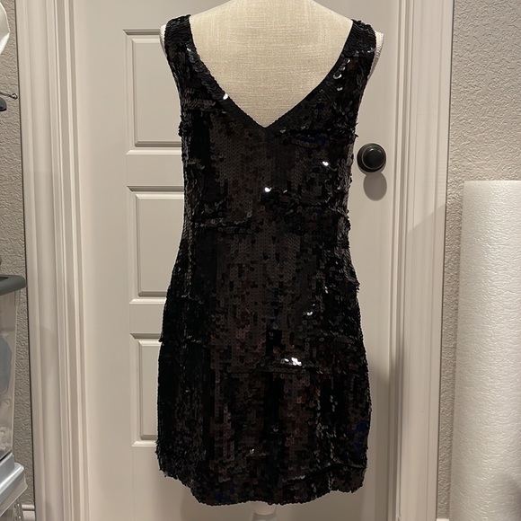 Shift flapper cocktail dress sequins NYE New Year’s Eve - Picture 4 of 7